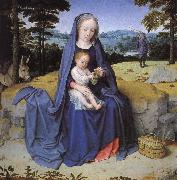 Gerard David Vila during the flight to Egypt oil painting